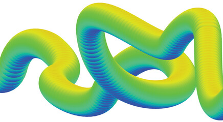 Abstract 3D Fluid Blend Flowing Colors Gradient Design Smooth Background Art Vector Illustration