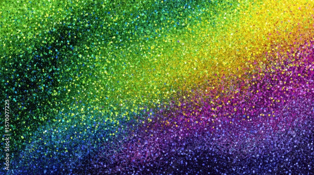 Poster a mesmerizing swirl of colorful particles shimmers in the darkness, creating a dynamic atmosphere re
