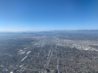 Los Angeles - aerial view of the city