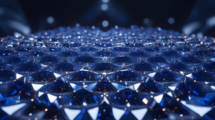 Sapphire Fractal Grid: Infinite Geometric Riches

