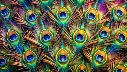 peacock feather pattern