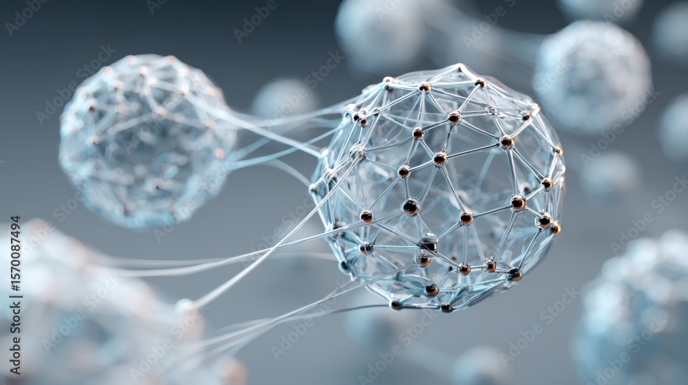 Poster delicate cellular forms are interconnected, revealing an elaborate network of structures. this visua