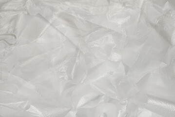 Obraz premium Plastic wihite background. Top view.