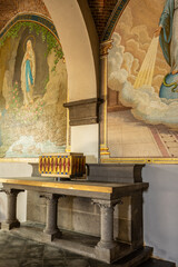 An old abandoned church somewhere in Liege, Belgium. June 14, 2025
