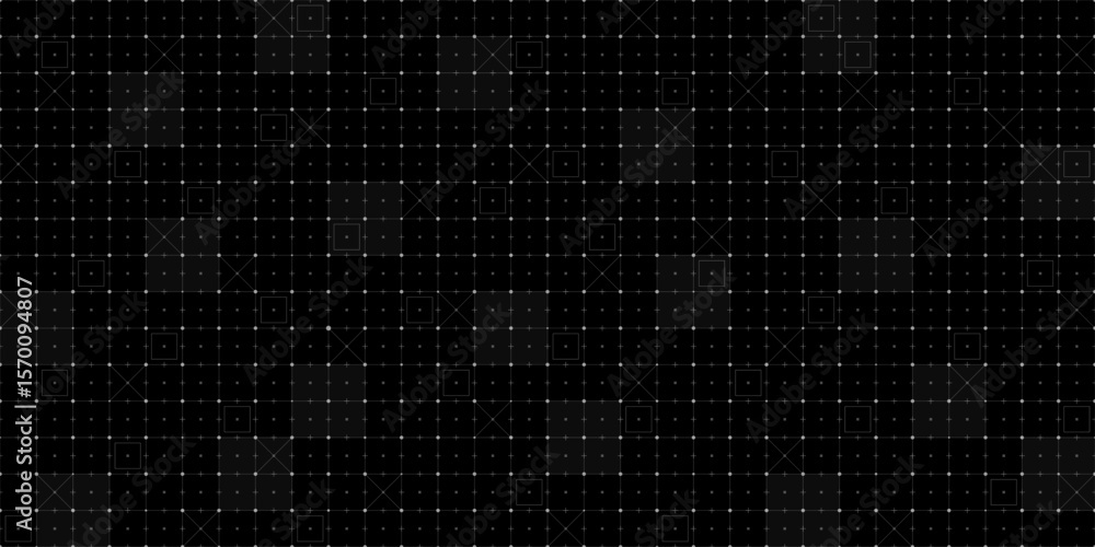 Poster futuristic hud grid blueprint with wireframe lines, seamless digital mesh and sci-fi interface. abst
