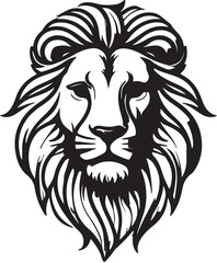 Obraz premium lion head vector