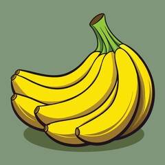 A bunch of yellow bananas are grouped together