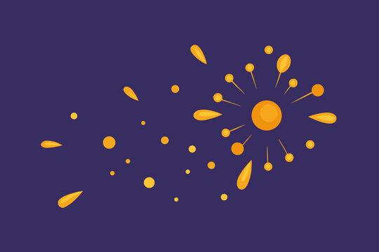 vector illustration of a sunflower