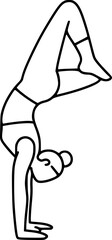 Leg Lift Exercise Sit-up Icon

