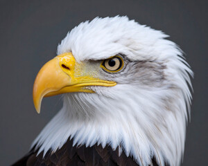 Obraz premium Portrait of an American Bald Eagle 