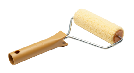 paint roller png isolated on transparent background