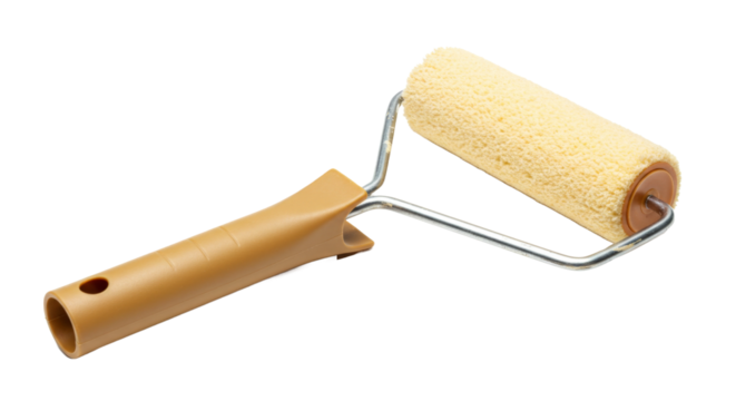 paint roller png isolated on transparent background