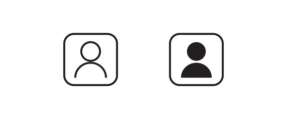man, avatar, icon user profile Login vector, sign, symbol, logo, illustration, editable stroke, flat design style isolated on white