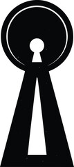 keyhole on white background.eps