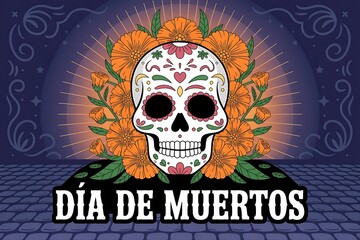 D&iacute;a de Muertos Skull & Marigold Collection