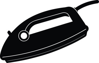 straightening iron on white background.eps