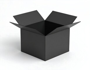 Open black box on white background (1)