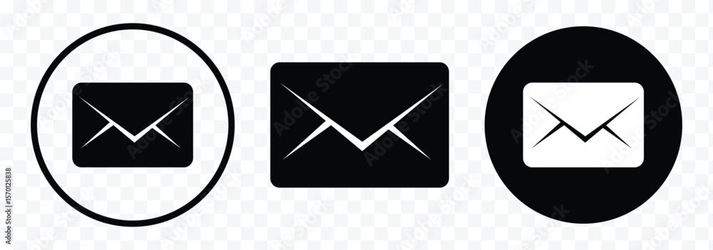 Poster email send message icon vector set isolated on transparent background. speed delivery symbol. email 