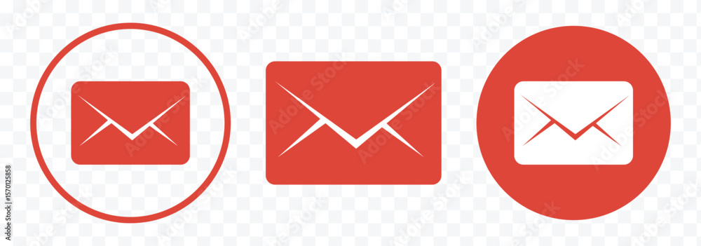 Poster email send message icon vector set isolated on transparent background. speed delivery symbol. email 