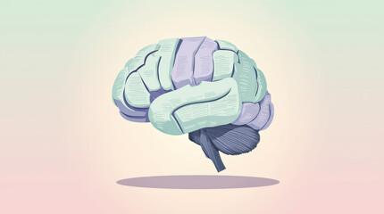 Paper brain of knowledge.
