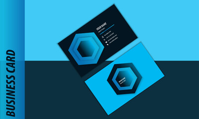 Fototapeta premium Creative Personal Branding Card, Modern & Clean Layout . 