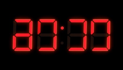 Digital clock displaying 2820