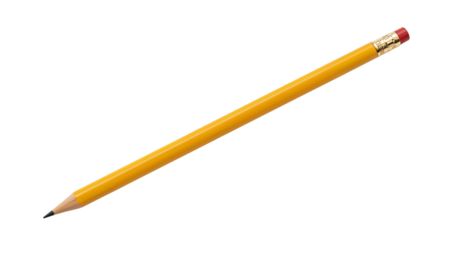 pencil isolated on transparent background png