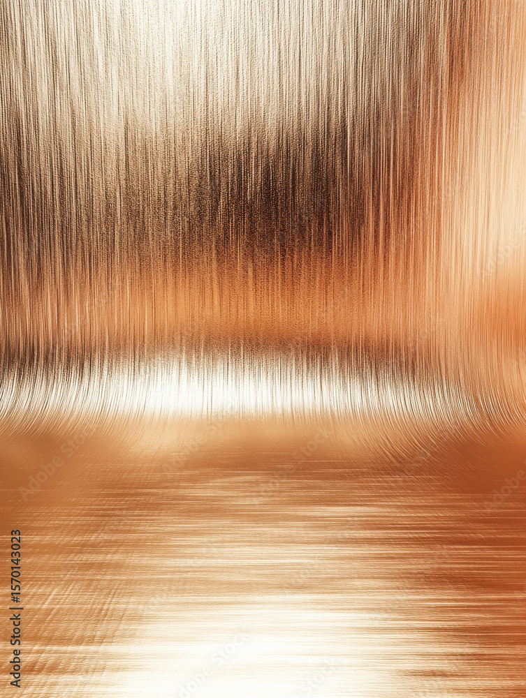 Poster abstract copper stage background with vertical and horizontal line textures. perfect for product sho