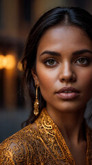 portrait of a young woman