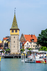 Mangturm, Lindau, Hafen, Bodensee 