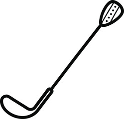 Golf Club: Outline Icon

