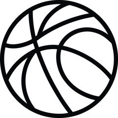 Basketball: Outline Icon


