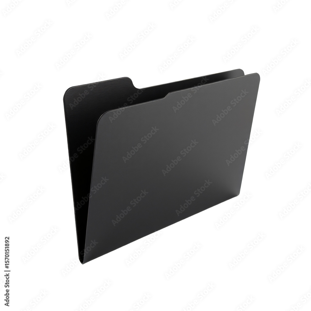 Aufkleber folder isolated on an empty plain background