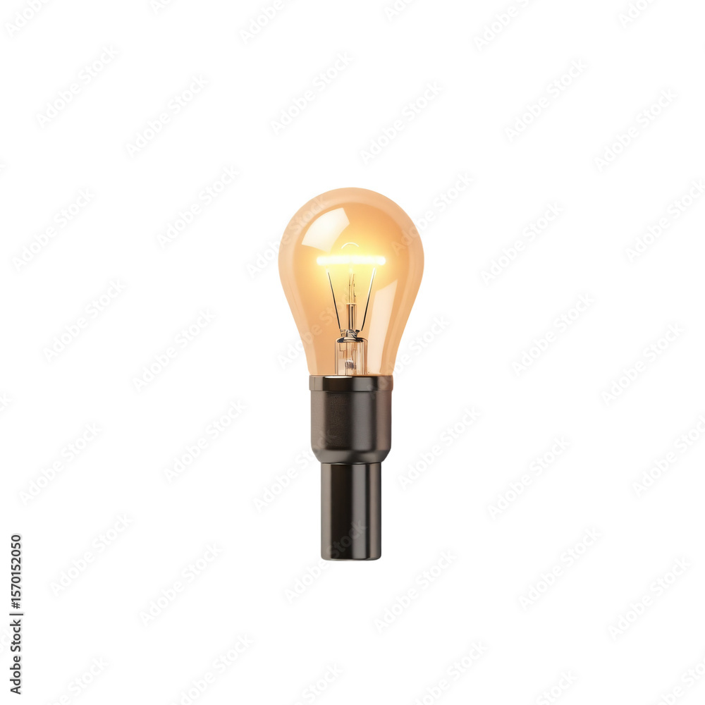 Poster fuse isolated on an empty plain background