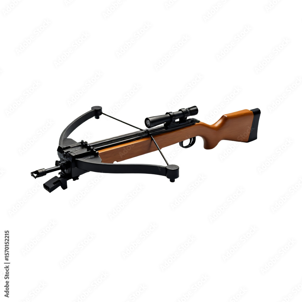 Aufkleber crossbow isolated on an empty plain background