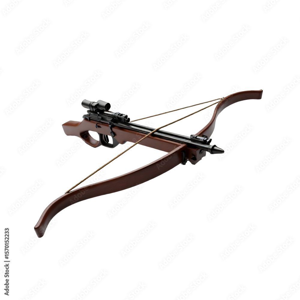 Aufkleber crossbow isolated on an empty plain background