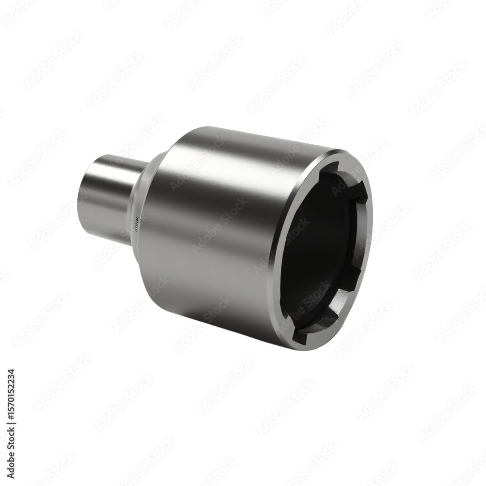 Poster socket (tool) isolated on an empty plain background