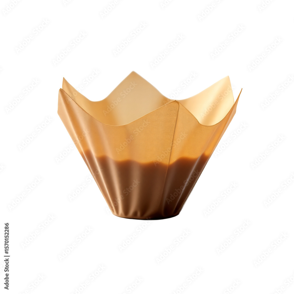 Aufkleber coffee filter isolated on an empty plain background
