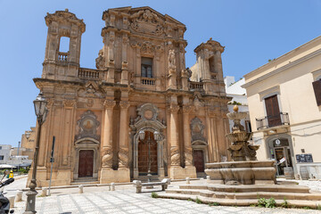 Obraz premium Kościół Marsala Sycylia