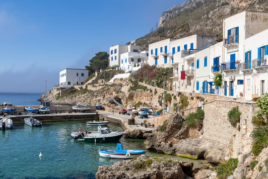Port Wyspa Levanzo, Sycylia