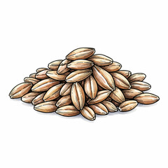 A Pile of Hulled Barley