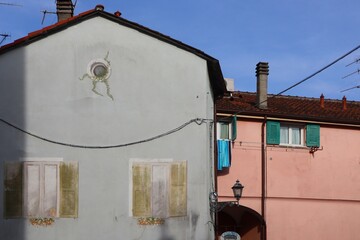 old house in the village