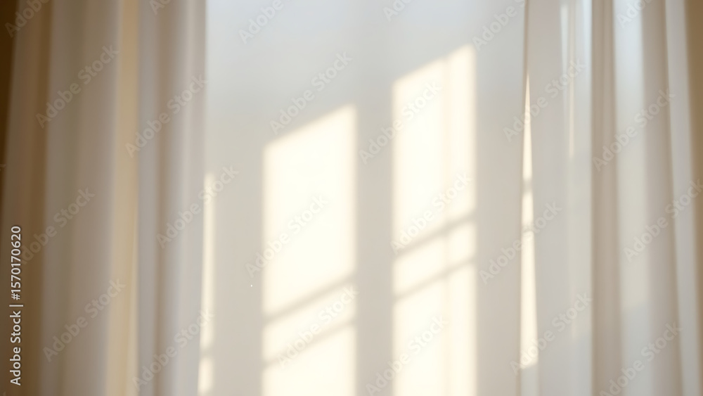 Aufkleber transparent shadow effect shadow and light from window isolated on transparent background blurred sh