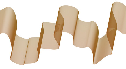 Abstract Wave Background Stylized Lines Art Brown Color Vector Illustration