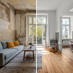 Reformas de una casa y transformación.