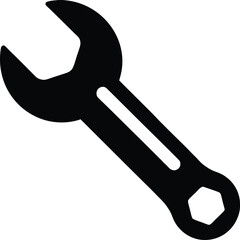 center tool icon vector silhouette 