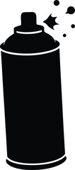 spray paint can icon vector silhouette