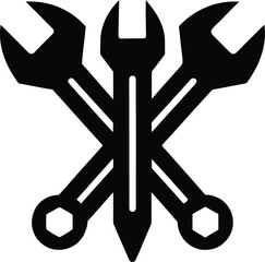 clone tool icon vector silhouette