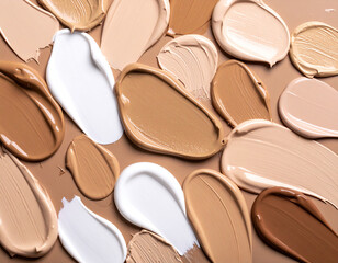 Swirled Foundation Shades: A Diverse Palette of Makeup Textures