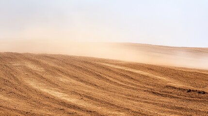 Obraz premium Dusty desert landscape